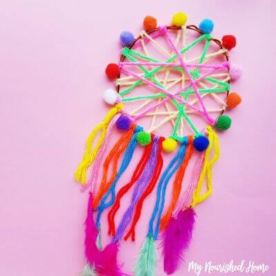 Dreamcatcher Craft For Kids by My Nourished Home