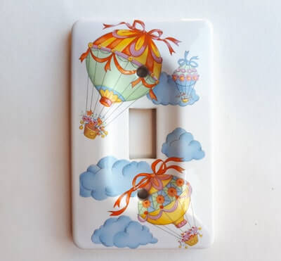 Hot Air Balloon Light Switch Cover