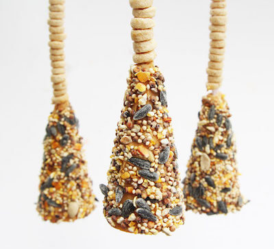 Ice Cream Cone Bird Feeder by One Little Project