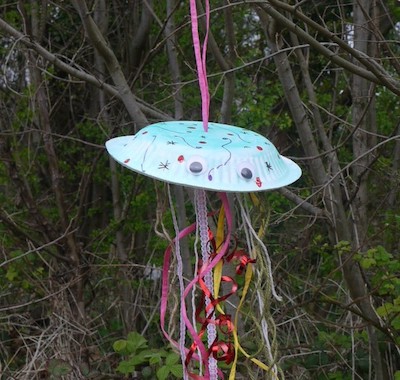 Making A Paper Plate Jellyfish Art by Thrifty Fun