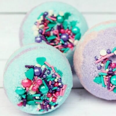 Mermaid Bath Bombs Recipe by Ruffles And Rain Boots