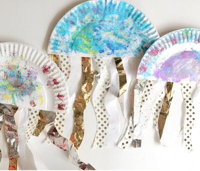 Paper Plate Jellyfish Craft by Toddler At Play
