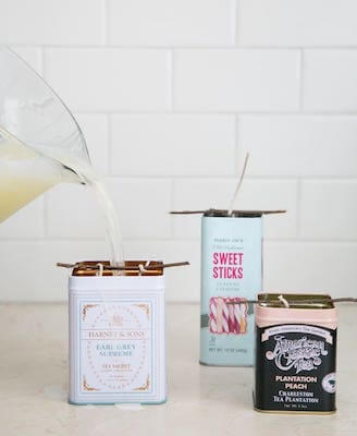 Recycled DIY Citronella Candles by Sugar And Charm