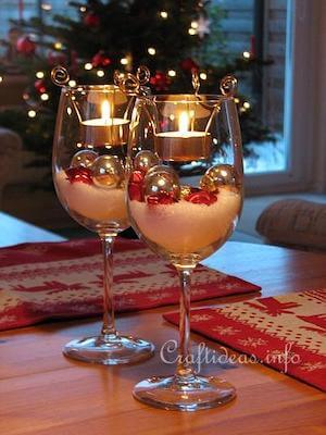 Tea Light Christmas Decorations by Craft Ideas