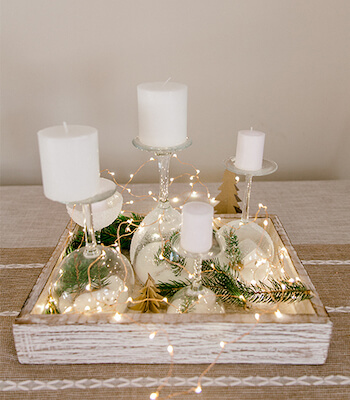 Wine Glass Christmas Candle Holder by If Only April