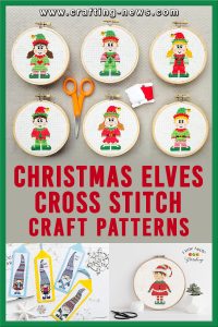 Christmas Elves Cross Stitch Patterns - Christmas Crafts