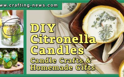 14 DIY Citronella Candles – Candle Crafts & Homemade Gifts