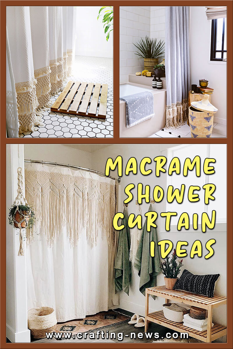 Macrame Shower Curtain Ideas
