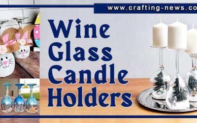 17 Wine Glass Candle Holders