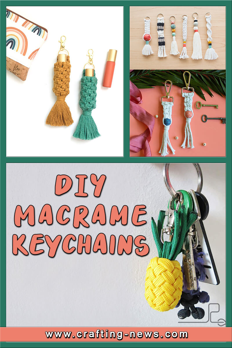 DIY Macrame Keychains