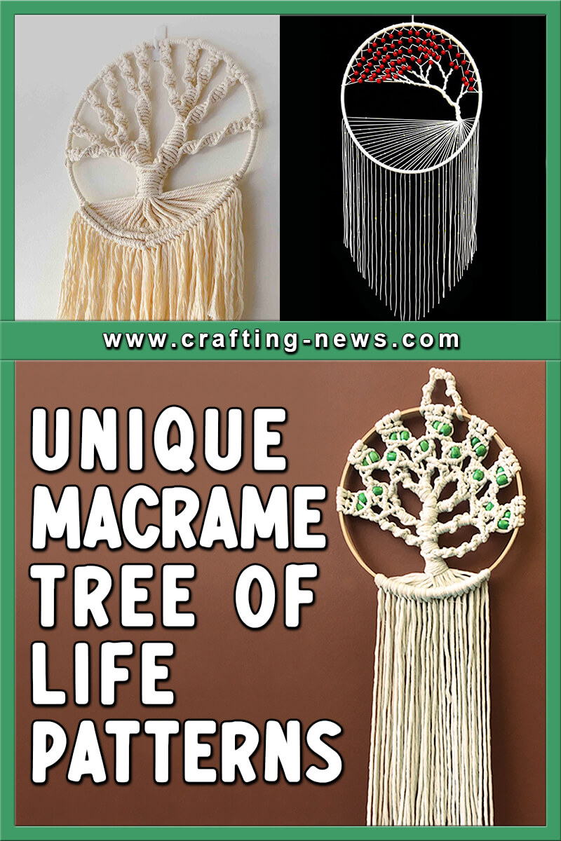 Unique Macrame Tree of Life Patterns
