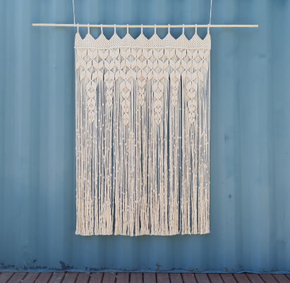 Boho DIY Shower Curtain Pattern from Masuca