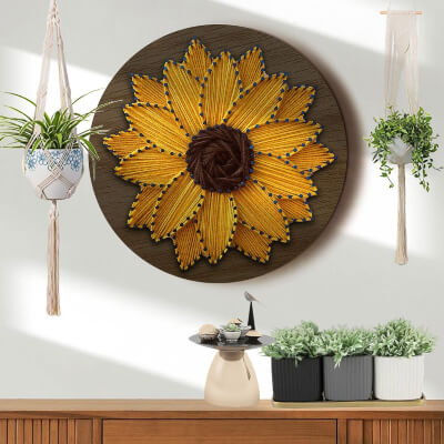 DIY Sunflower String Art Kit from RoutinesStore