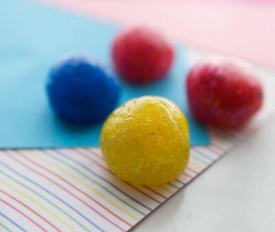 DIY Bouncy Balls by Little Bins For Little Hands