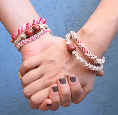 DIY Hemp Macrame Bracelet by DIY Projects