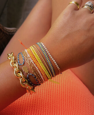 DIY Woven Macrame Bracelet by Honesty WTF