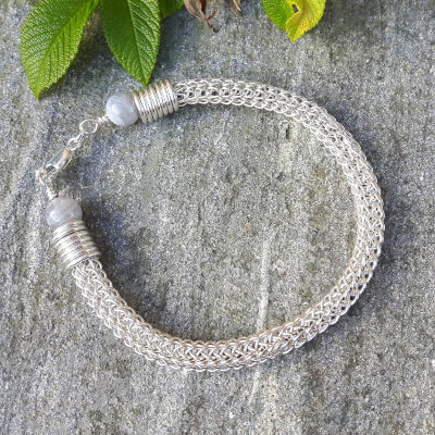 How To Make A Viking Wire Knitted Bracelet by TheKnittedRaven