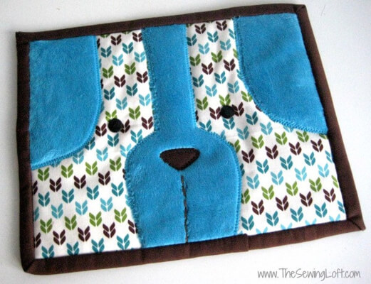 Mini Quilt Pug Mug Rug Pattern by TheSewingLoft
