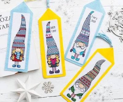 9 Christmas Elves Cross Stitch Patterns - Christmas Crafts 5 Free Christmas Gnome Cross Stitch Pattern by Gathered