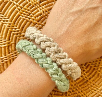 How To Make A Macrame Bracelet by Gathered