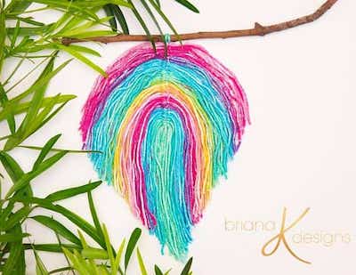 Macrame Feather by Briana K Designs