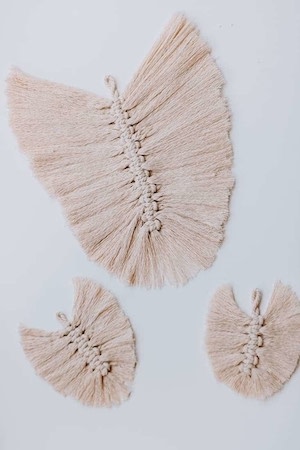 Macrame Feathers by Cut Out + Keep