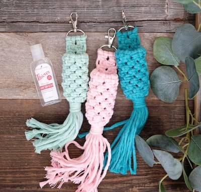 Macrame Pocket Keychain by Craft And Cunning