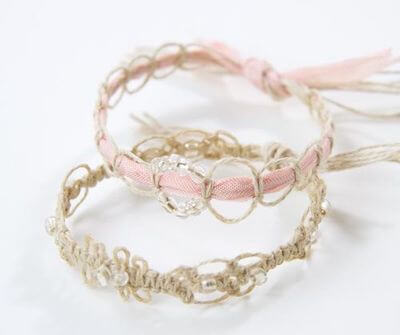 Macrame Bracelet Tutorial by Cynthia Shaffer