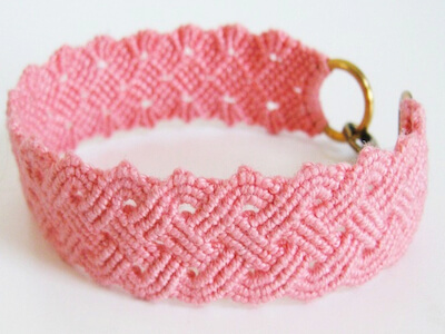 Seaside Plaited Macrame Bracelet by How Did You Make This