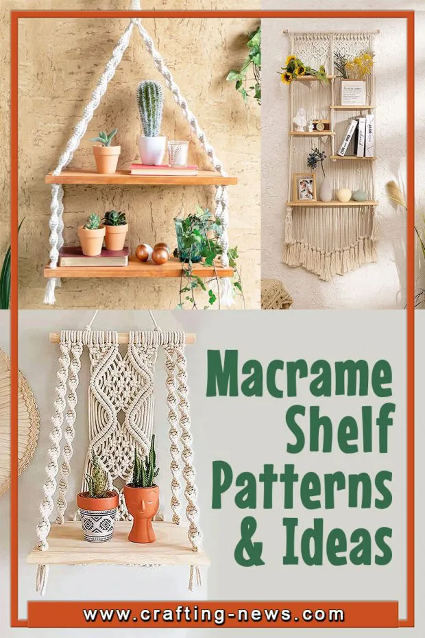 MACRAME SHELF PATTERNS AND IDEAS