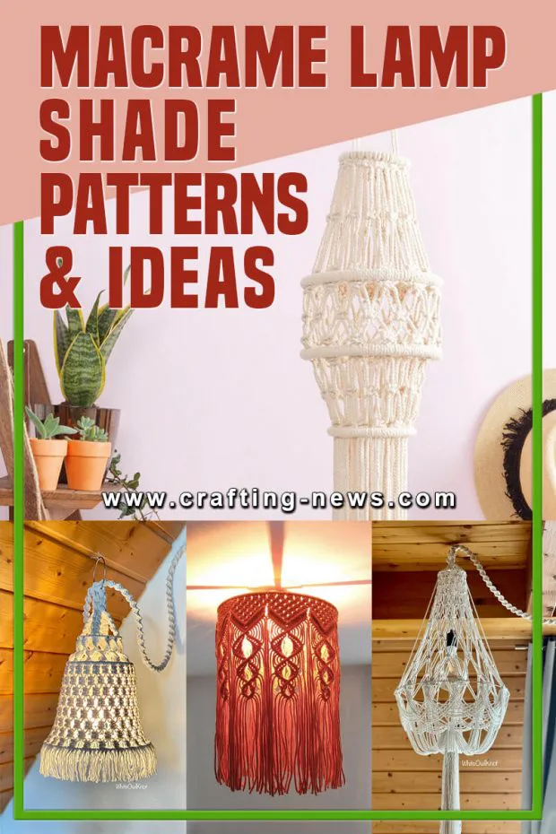 13 Macrame Lamp Shade Patterns and Ideas 1 MACRAME LAMP SHADE PATTERNS AND IDEAS