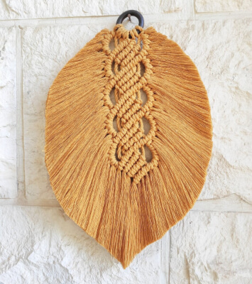 Boho Chic Feather Macrame Tutorial by goolgool