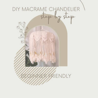 DIY Macrame Chandelier Pattern by Blondinkacrafts