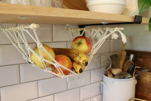 DIY Macrame Fruit Hammock Kit for Beginners from DashingandDainty