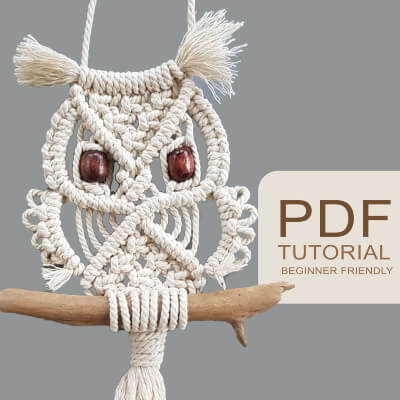 DIY Macrame Owl Pattern by Macrame School