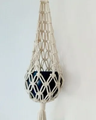 DIY Tutorial for Macrame Plant Hanger by LandOfMacrame
