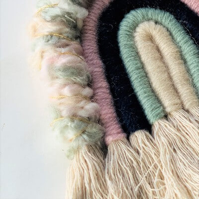 16 DIY Macrame Rainbow Patterns 12 DIY Macrame Rainbow In 5 Easy Steps by Blossoming Rose & Co