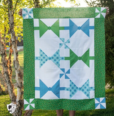 Dad's Bow Ties Quilt Pattern by PolkaDotChair