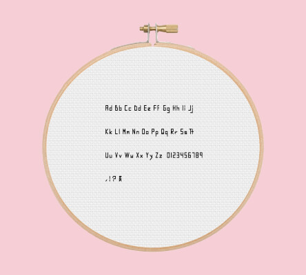 Font 4 Full Alphabet Cross Stitch Letters by luscrossstitchshop
