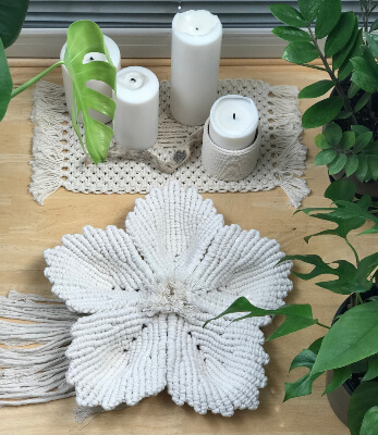 How To Make Macrame Flowers by WhiteOwlKnot