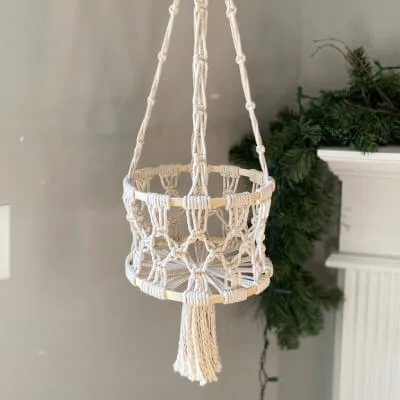Macrame Fruit Basket Hanger by MarchingNorth