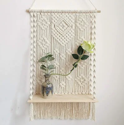Macrame Wall Hanging Shelf from TPP001