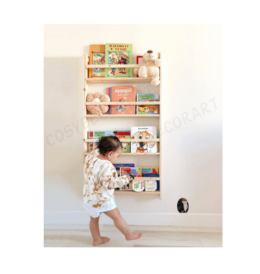 Montessori DIY Kids Bookshelf from CosyDecorArt