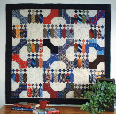 Neckties Neckwear Memory Quilt Pattern by QuiltAndHook