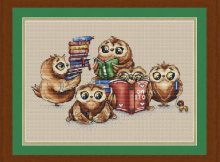 Owl Cross Stitch Pattern by KazarinaCrossStitch
