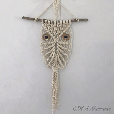 Owl Macrame Pattern by HangingAroundMacrame