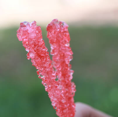 Rock Candy Crystal Experiment by Green Kid Crafts