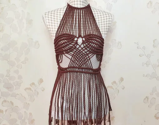 Style Boho Macrame Clothes by Byyuliflores