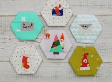 Christmas Delights Paper Piecing Pattern by Tiny Toffee Designs