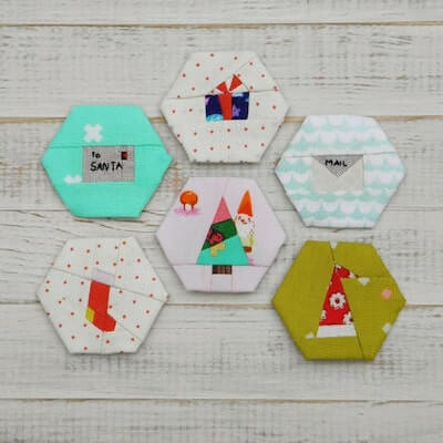 Christmas Delights Paper Piecing Pattern by Tiny Toffee Designs